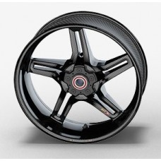 BST Rapid TEK 5 Split-Spoke Carbon Fiber Rear Wheel for the "M" Package BMW S1000RR / S1000R and M1000RR / M1000R - 6.0 x 17 (2020+)
